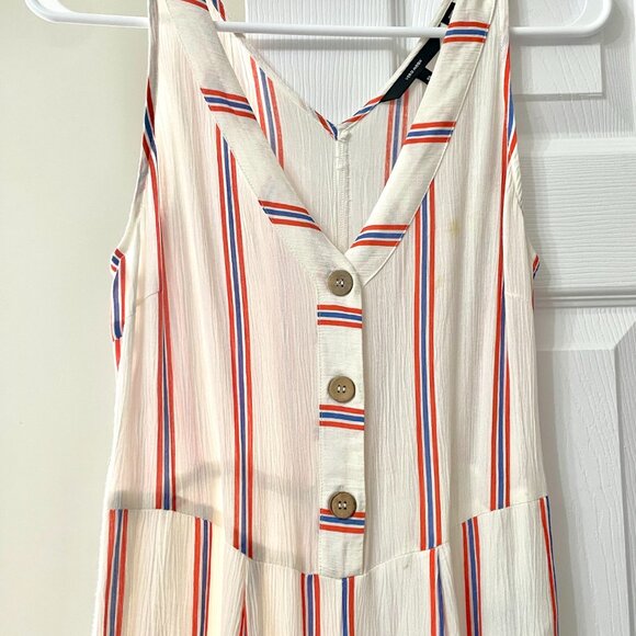 VERA MODA Striped Jumpsuit - Size XS - Picture 4 of 8